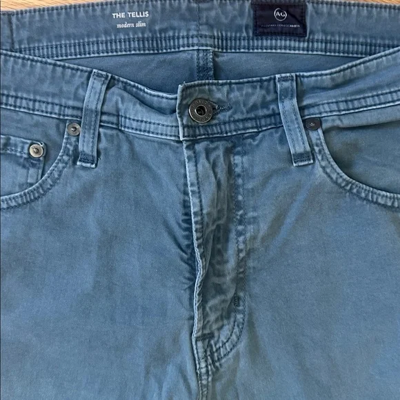 AG The Tellis Men's Blue Chinos - Picture 6 of 9